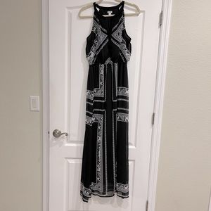 Black maxi dress